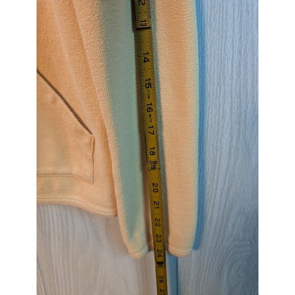 Orvis Cardigan Womens Small Yellow Cotton Sweater Classic Button Pockets USA - Picture 5 of 6